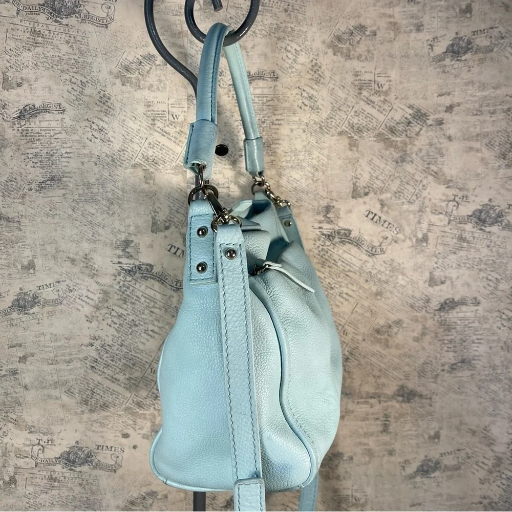 Kate Spade Tiffany blue shoulder / crossbody leather purse and wallet